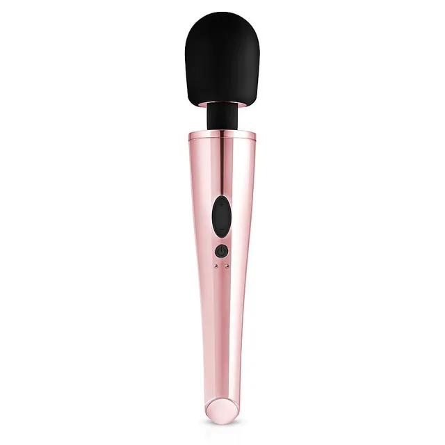 Rosy Gold Wand ruusukullan värisenä wandina, jossa musta pää